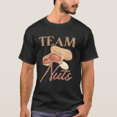 Gender onthulling Team Nuts Boy Matching Family Ba T-shirt (Voorkant)