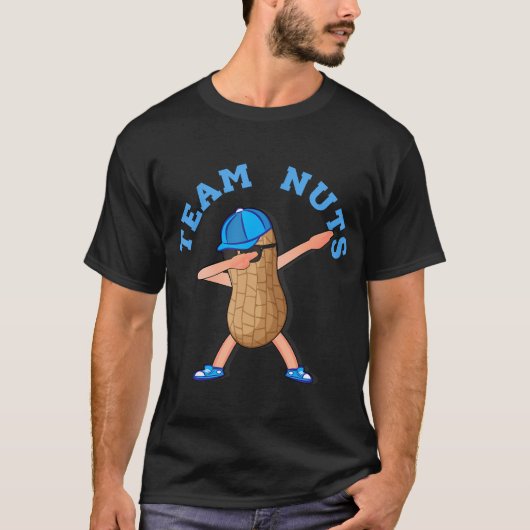 Gender onthulling Team Nuts Team Boy T-shirt (Voorkant)