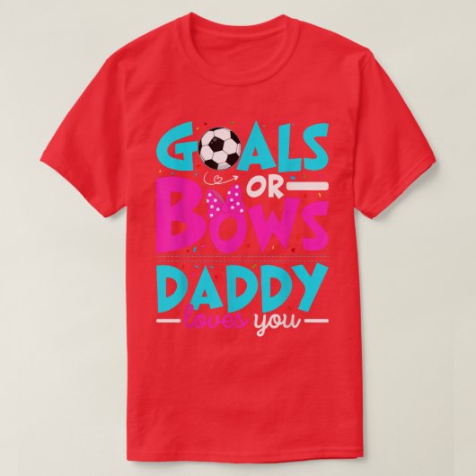 Gender onthult doelstellingen of bogen papa houdt t-shirt (Design voorkant)