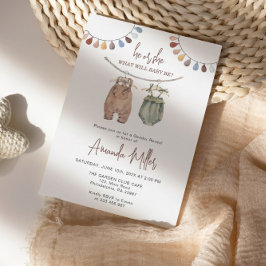 Gender onthult minimalistische Baby Save The Date