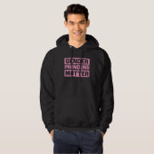 Gender Pronouns Matter Cute Genderfluid Nonbinary Hoodie (Voorkant volledig)
