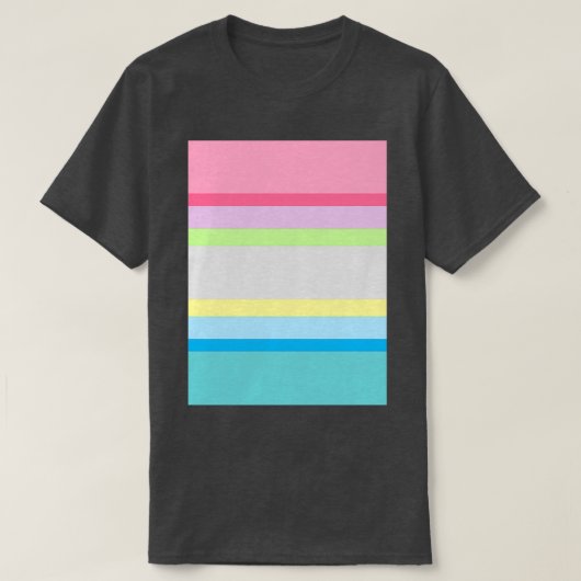Gender Questioning Flag T-shirt (Design voorkant)