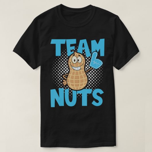 Gender Reopenbaart Partij - Team Nuts T-Shirt (Design voorkant)