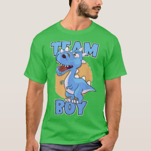 Gender Reopenbaart Team Boy Dinosaur Team Boy Cele T-shirt