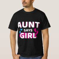 Gender reveal aunt says girl matching familiy baby