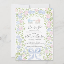 Gender Reveal Baby Shower invitation Kaart