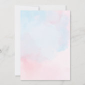 Gender Reveal Baby Zwangerschap Waddle It Be Goose Kaart (Achterkant)