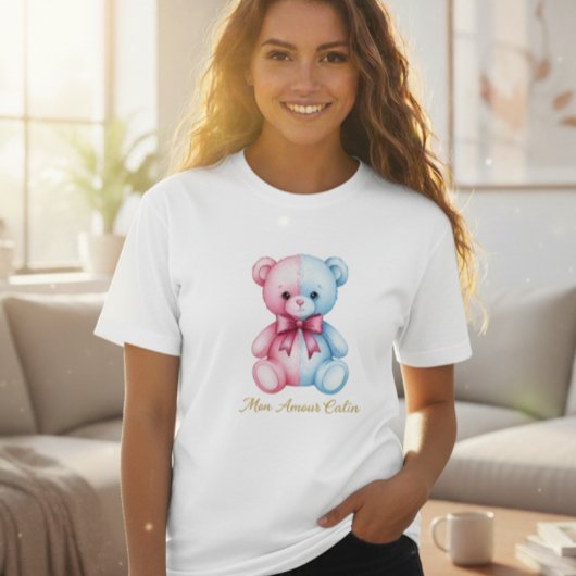 Gender Reveal Bear T-Shirt