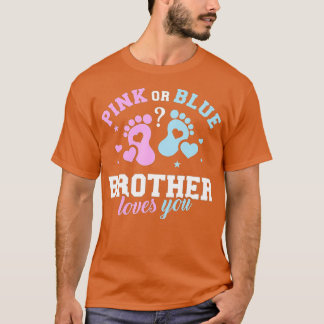 Gender reveal brother t-shirt