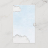 Gender Reveal Elephant Balloon Luier Raffle Informatiekaartje (Achterkant)