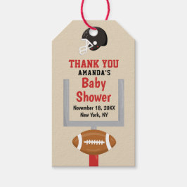Gender Reveal Football Baby Jongensdouche Dank je Cadeaulabel