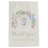 Gender Reveal Guest Thank you gift bag Medium Cadeauzakje (Voorkant)