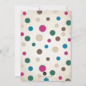 Gender Reveal Invitation, Baby shower Kaart (Achterkant)