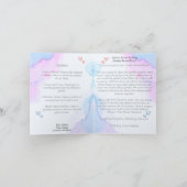 Gender Reveal invitation - Blue and Pink Storks (Binnen)