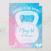 Gender Reveal Invitation Kaart (Voorkant / Achterkant)