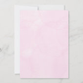 Gender reveal Invitation with a motorcycle Kaart (Achterkant)