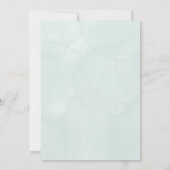 Gender Reveal Invitation with festive theme Kaart (Achterkant)