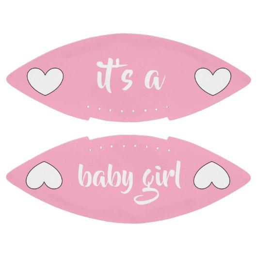 Gender Reveal (meisje) football door dalDesignNZ (Panelen)