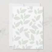 Gender Reveal Monkey Baby shower Invitation Kaart (Achterkant)