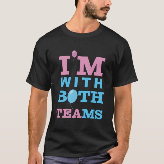 Gender Reveal Or Team And Team T-shirt (Voorkant)