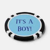 Gender Reveal Party Activity Poker Chips (Enkel)