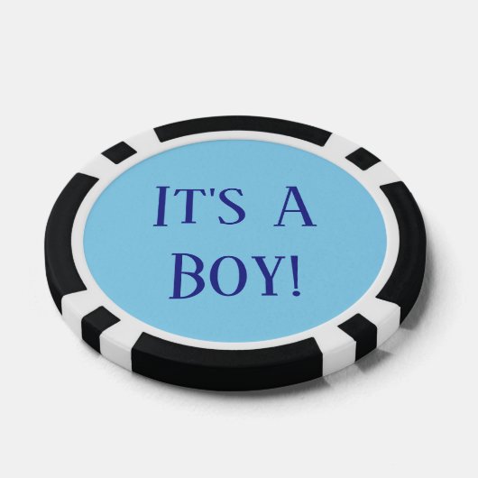 Gender Reveal Party Activity Poker Chips (Enkel)