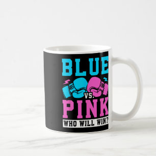 Gender Reveal Party Blauw vs Roze Wie Winnen Bokse Koffiemok