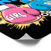 Gender Reveal Party Bokshandschoenen Keeper of Gen Poster (Hoek)