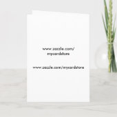 Gender Reveal Party Uitnodiging Roze en Blauw (Achterkant)