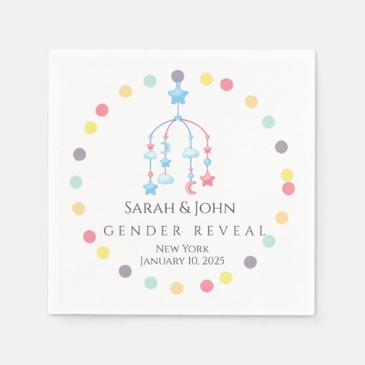 GENDER REVEAL SERVET (Voorkant)