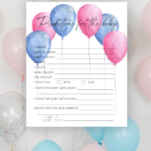 Gender Reveal spel - baby voorspellingen en advies