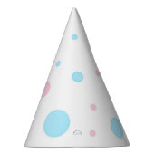 Gender Reveal Stippen Party Pet Feesthoedjes (Rechts)