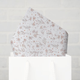 Gender Reveal Tissue Paper - Boho Floral Tissuepapier