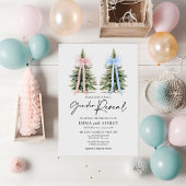 Gender Reveal Winter Uitnodiging
