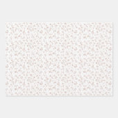 Gender Reveal Wrapping Paper - Boho Floral (Voorkant 3)