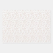 Gender Reveal Wrapping Paper - Boho Floral (Voorkant)