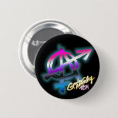 Genderanarchie - Gendervloeistofkleuren - Pride Bu Ronde Button 5,7 Cm (Voorkant /achterkant)