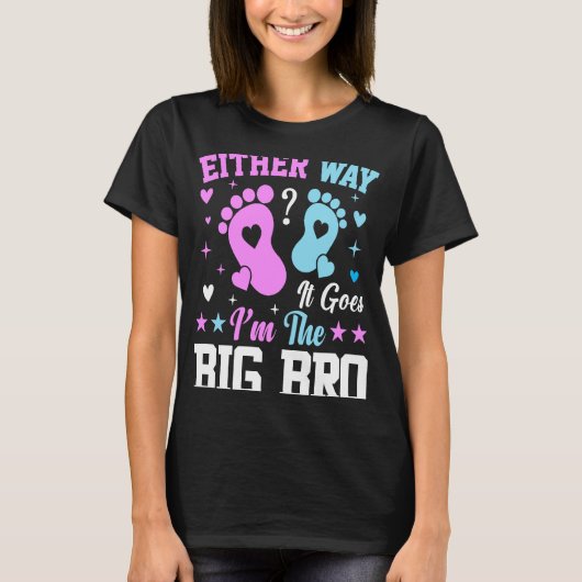 Genderbekendheid Hoe dan ook, ik ben de Bi T-shirt (Voorkant)