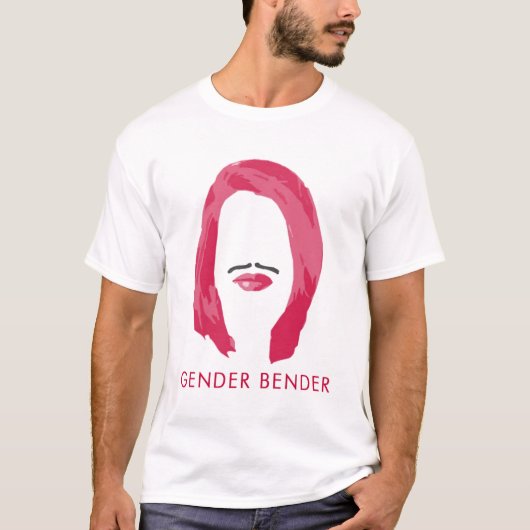 genderbenderoze t-shirt (Voorkant)