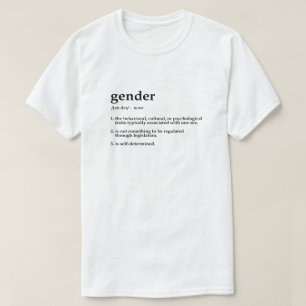 Genderdefinitie (lichte shirten) LGBT T-shirt