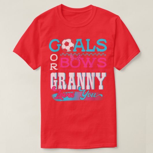 Genderdoelen of bogen Granny houdt van je soep T-shirt (Design voorkant)