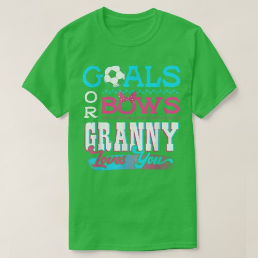 Genderdoelen of bogen Granny houdt van je soep T-shirt (Design voorkant)