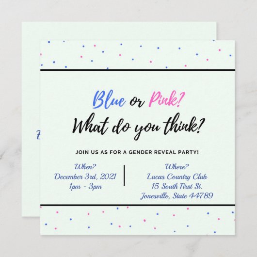 Gendereducatie Kaart (Voorkant / Achterkant)