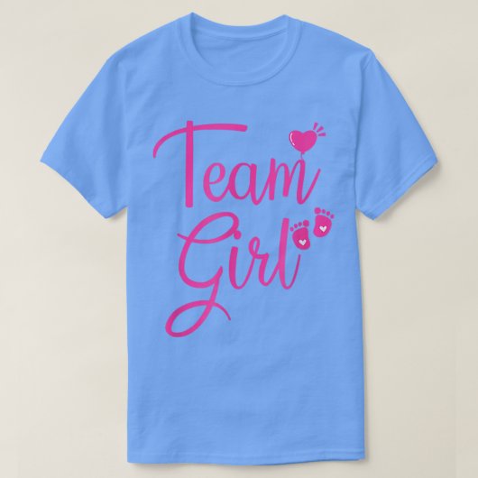 Gendereducatie Team Girl Pink 537 T-shirt (Design voorkant)