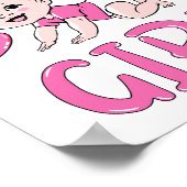 Gendereducatie teammeisjes verzameling poster (Hoek)