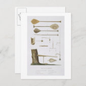 Gendereilanden: pangas, vishaken en andere soorten briefkaart (Voorkant / Achterkant)