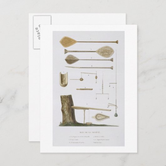 Gendereilanden: pangas, vishaken en andere soorten briefkaart (Voorkant / Achterkant)