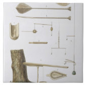 Gendereilanden: pangas, vishaken en andere tegeltje (Voorkant)