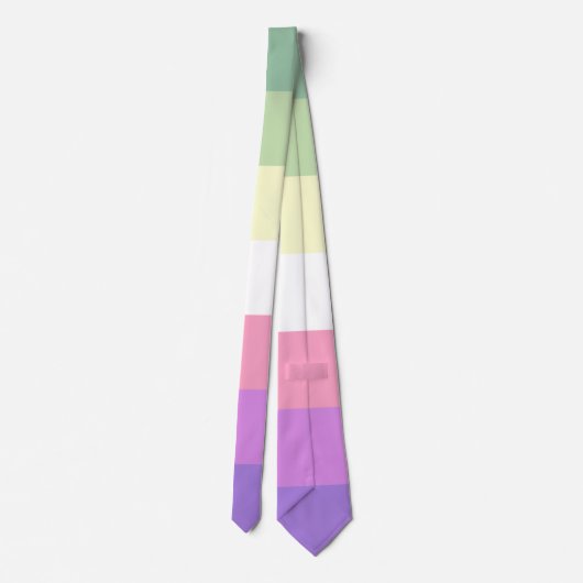 Genderfae Pride Flag Stropdas (Achterkant)