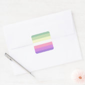 Genderfae Pride Flag   Vierkante Sticker (Envelop)